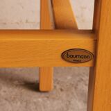 Pair of vintage Baumann Argos chairs Henri JULIEN