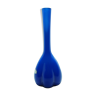Scandinavian dark blue glass vase