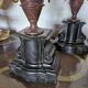 Antique Vases In Griotte Marble And Black Marble, Grand Tour, 19th Century