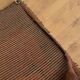 Tapis et tapisserie RYA vintage des années 1970 en marron et orange avec cheval