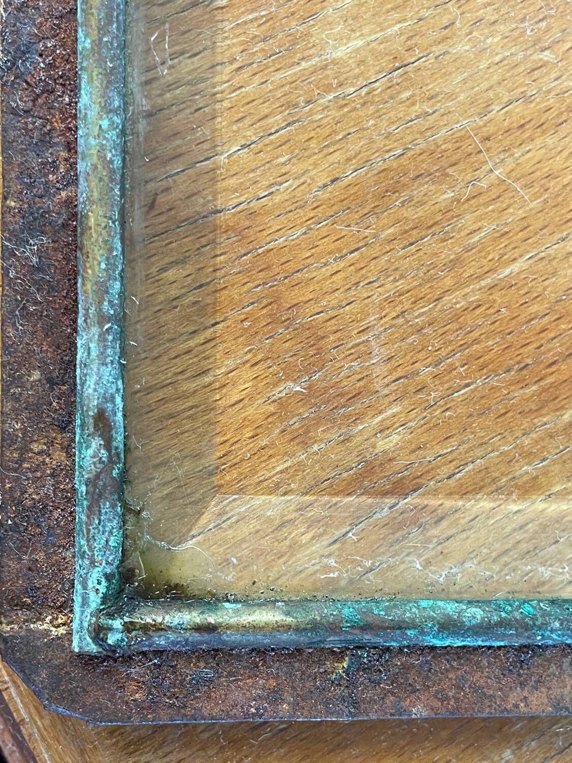 Stained glass beveled glass and cabochon