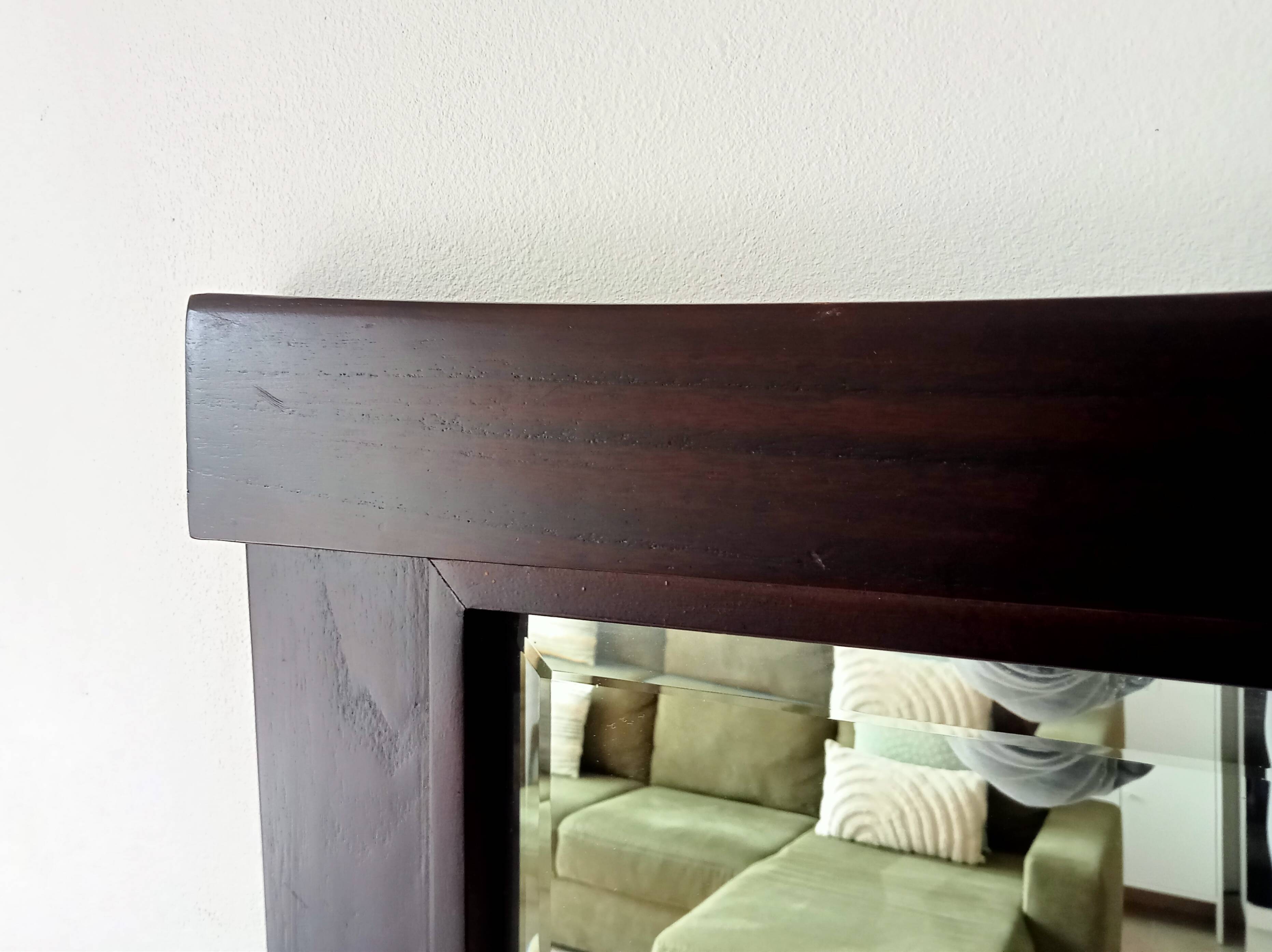 Miroir vintage biseautée de style Asiatique