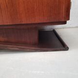 Enfilade art deco in vintage rosewood
