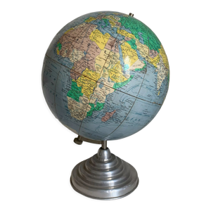 Globe vintage 1950 terrestre Girard