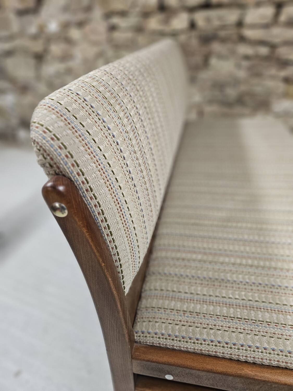 Vintage 1970s design storage bench