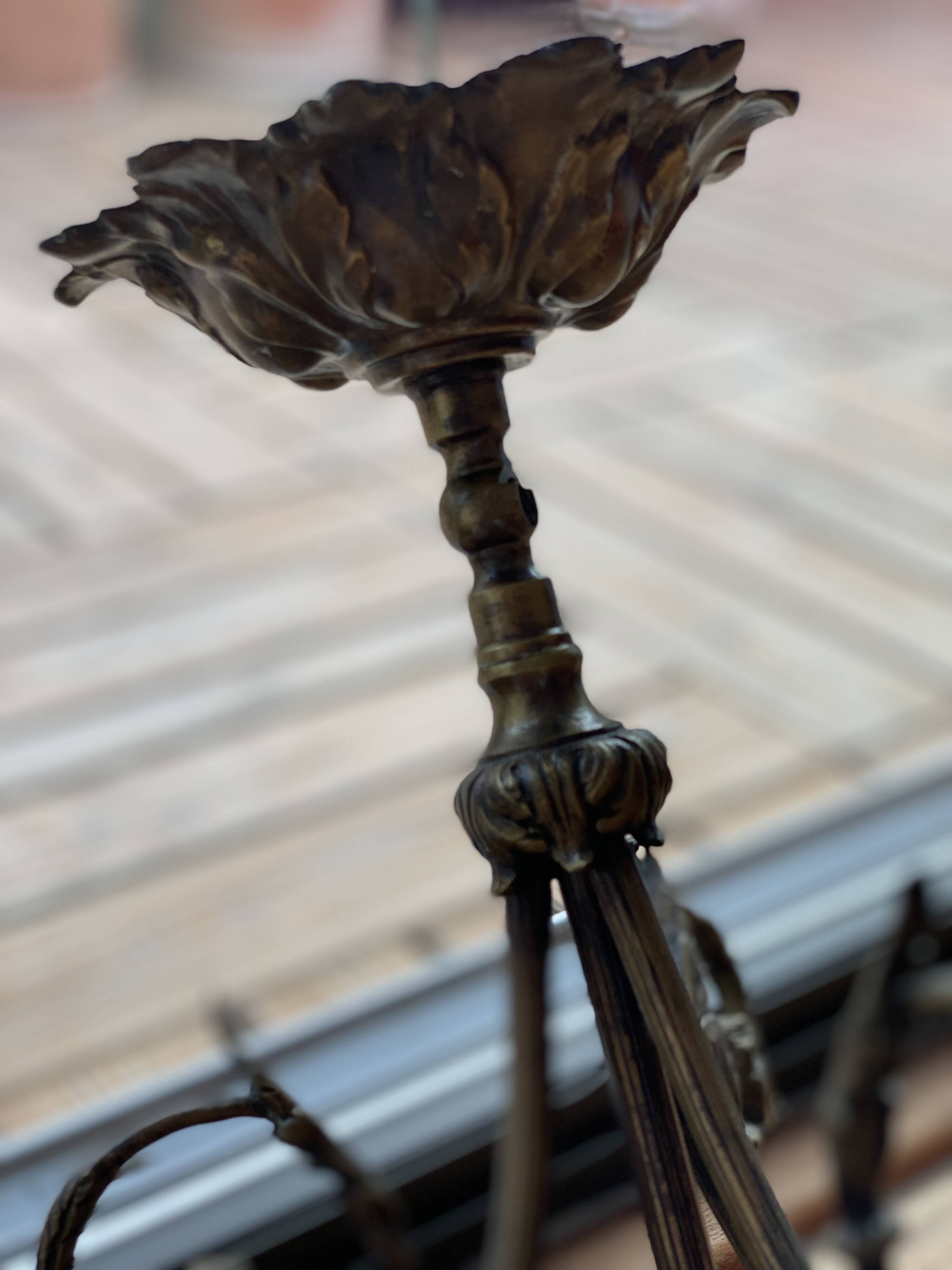 1930s hot air balloon chandelier