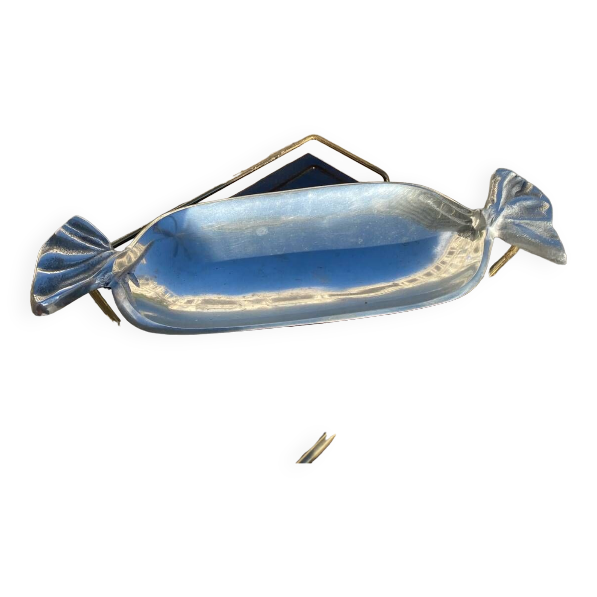Vintage metal candy dish