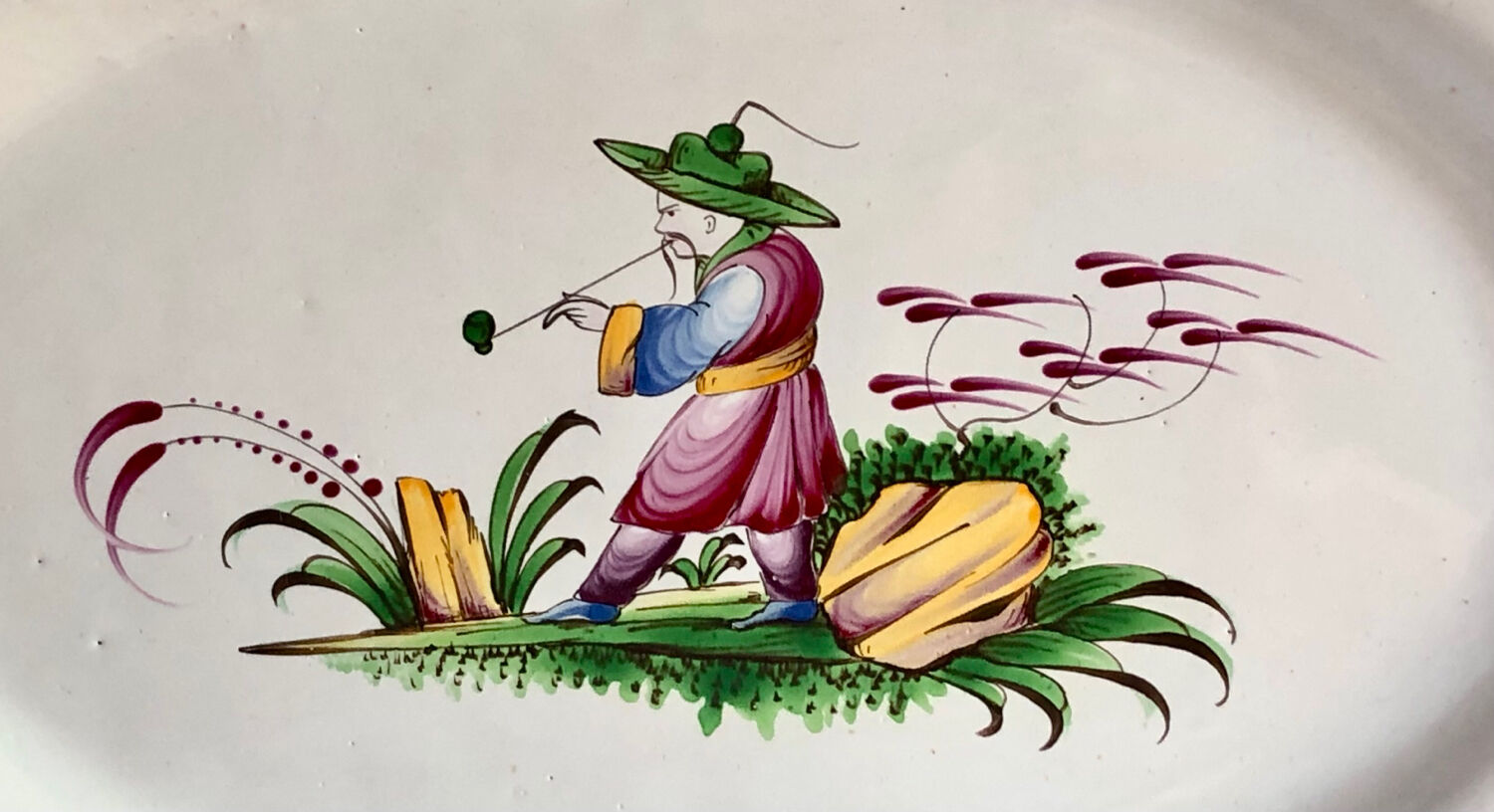 Dish Luneville XIXth