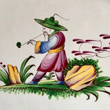 Dish Luneville XIXth