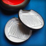 Jacques Innocenti, pair of ceramic cups, Vallauris, 1950s