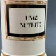 Old Paris 19th century porcelain medicine jar marked UNG:NUTRIT: