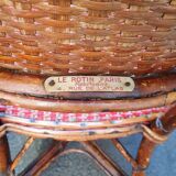 Set of 7 Parisian bistro / café chairs from the 1930s