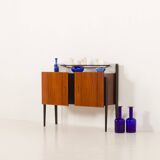 Italian vintage credenza in the style of Vittorio Dassi, 1950s