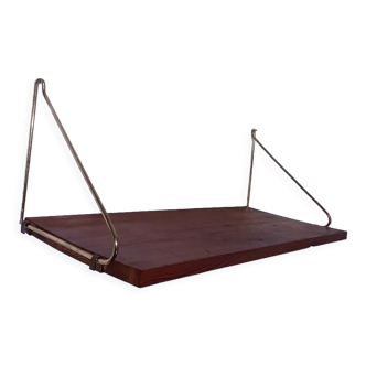 Étagère murale en bois, années 1970