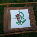 Service or bar rolling vintage 1960/70 bamboo