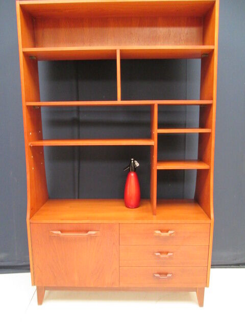 Library teak vintage double sided