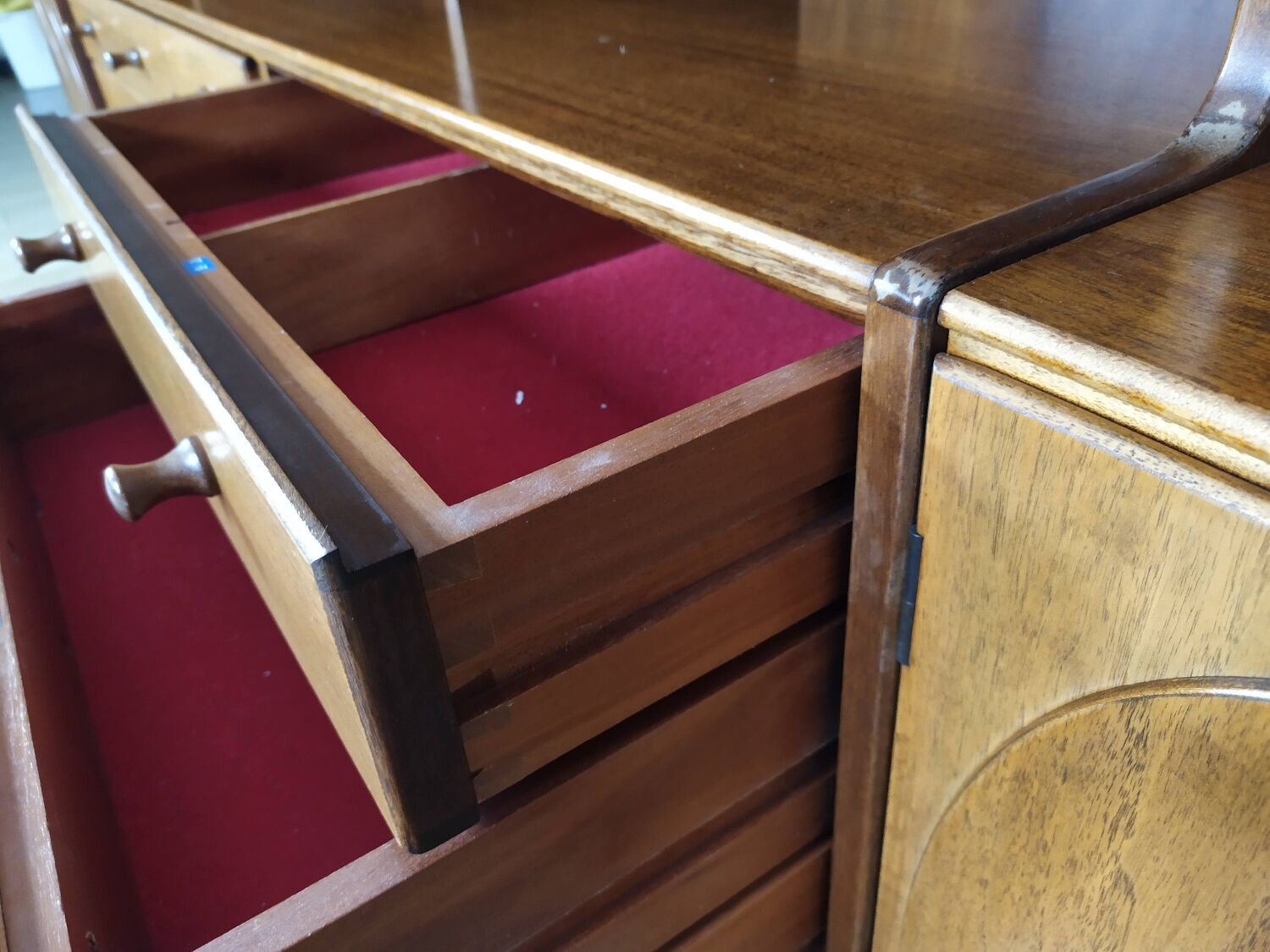 Vintage bookcase jacques hauville