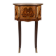 Wooden stool in the antique Louis XVI style.