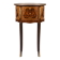 Wooden stool in the antique Louis XVI style.