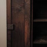 Antique mountain wardrobe in solid oak – 19th century