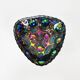 Crystal plate, LGW Leinauer Glassware, Germany 1970s