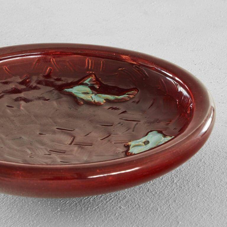 Jules Guérin Pottery Cup 'Sang de Boeuf' 1960s