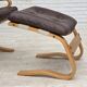 1970s, Norwegian design by Elsa & Nordahl Solheim, set of chair with stool.