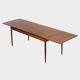 Extra large vintage mid century extendable rosewood dining table, 1960s