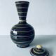 Glazed earthenware pottery