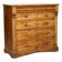 Victorian flamed hardwood commode from the 19th century with a hidden drawer.