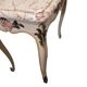 Table peinte classique vintage avec plateau en marbre, années 1950