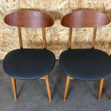 4 teak chairs