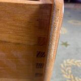 Rustic solid oak chest of drawers