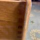 Rustic solid oak chest of drawers