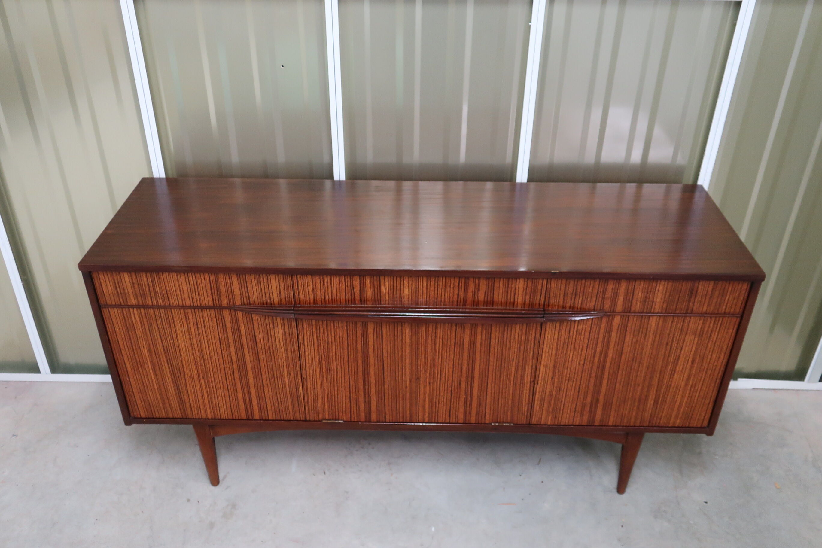 Sideboard in Afromosia of the 60s