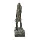 Statue en bronze d'après Alberto Giacometti Sculpture de chien 44 cm