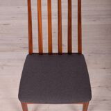 Mid-Century Teak and Fabric Dining Chairs by Leslie Dandy for G-Plan, 1960s, Set of 6
