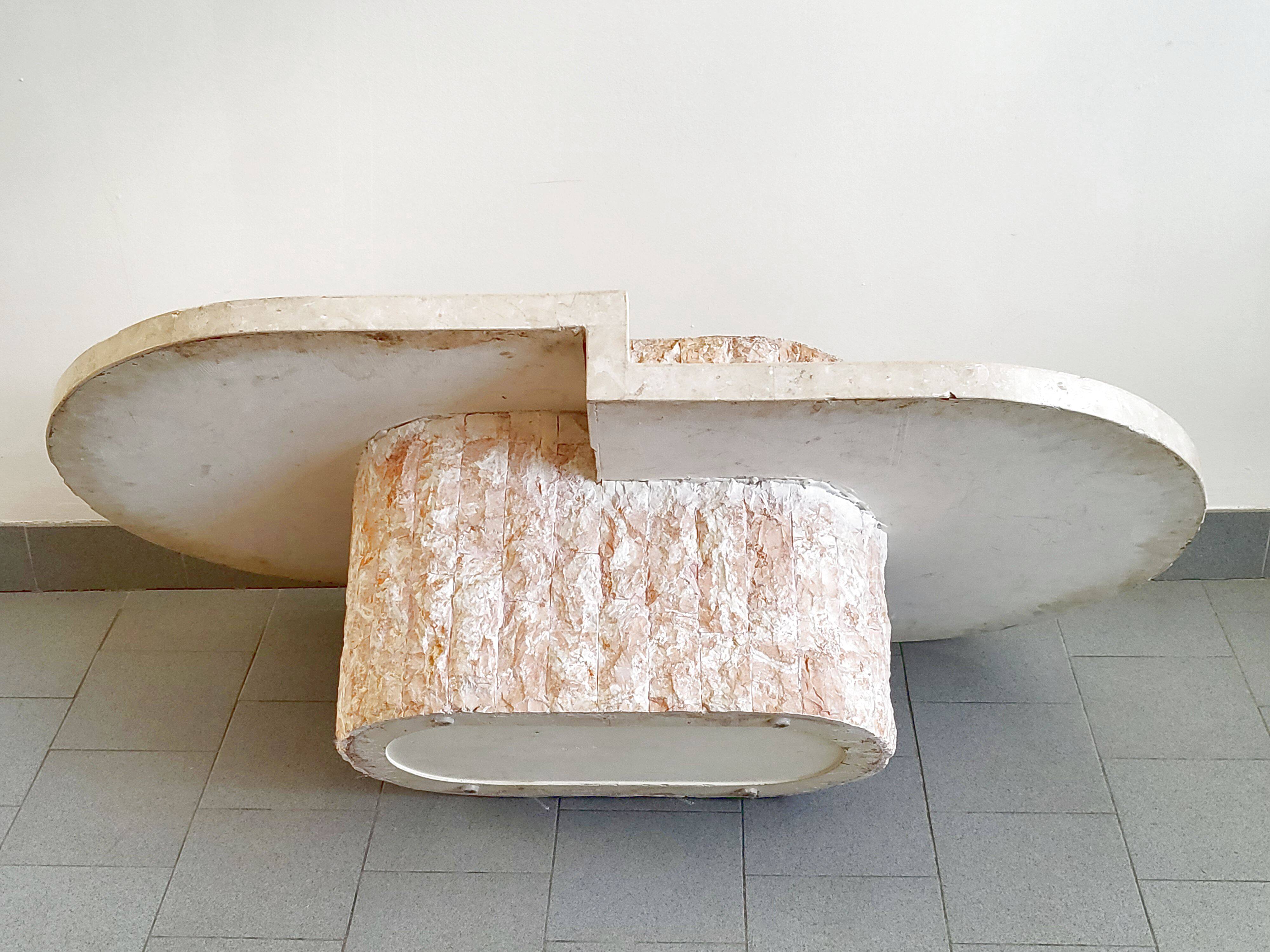 Vintage coffee table by Magnussen Ponte 1980