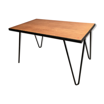 Table des années 50 pieds épingle