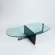 Table basse de design italien postmoderne, années 1980
