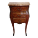 Chevet, meuble d’appoint en bois et marbre