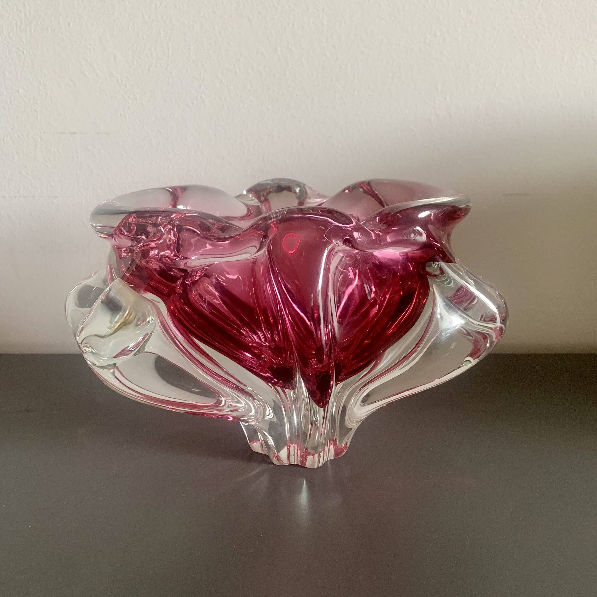 Bowl  by Jozef Hospodka for Chribska Sklarna, 1960s