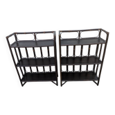 Rattan shelf