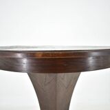 1920s Art Deco Occasional Coffee Table and tablecloth