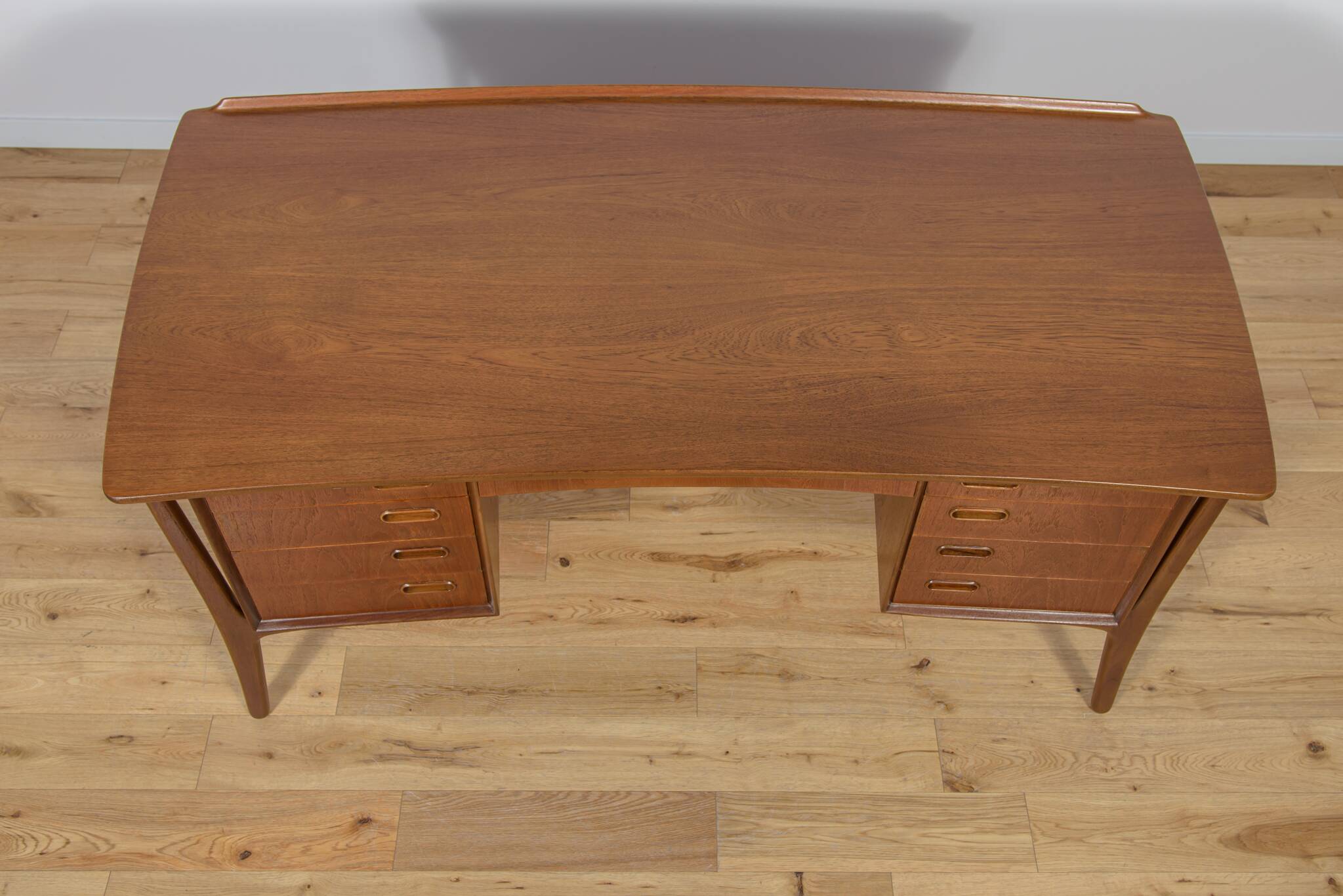 Teak Desk by Svend Åge Madsen for H.P. Hansen, 1960s
