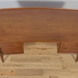 Teak Desk by Svend Åge Madsen for H.P. Hansen, 1960s