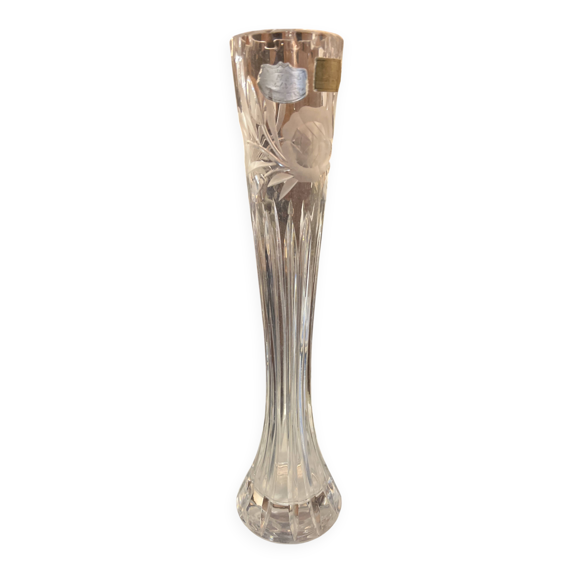 Paris crystal vase