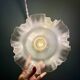 Suspension vintage lampshade in frosted glass (DEP01)