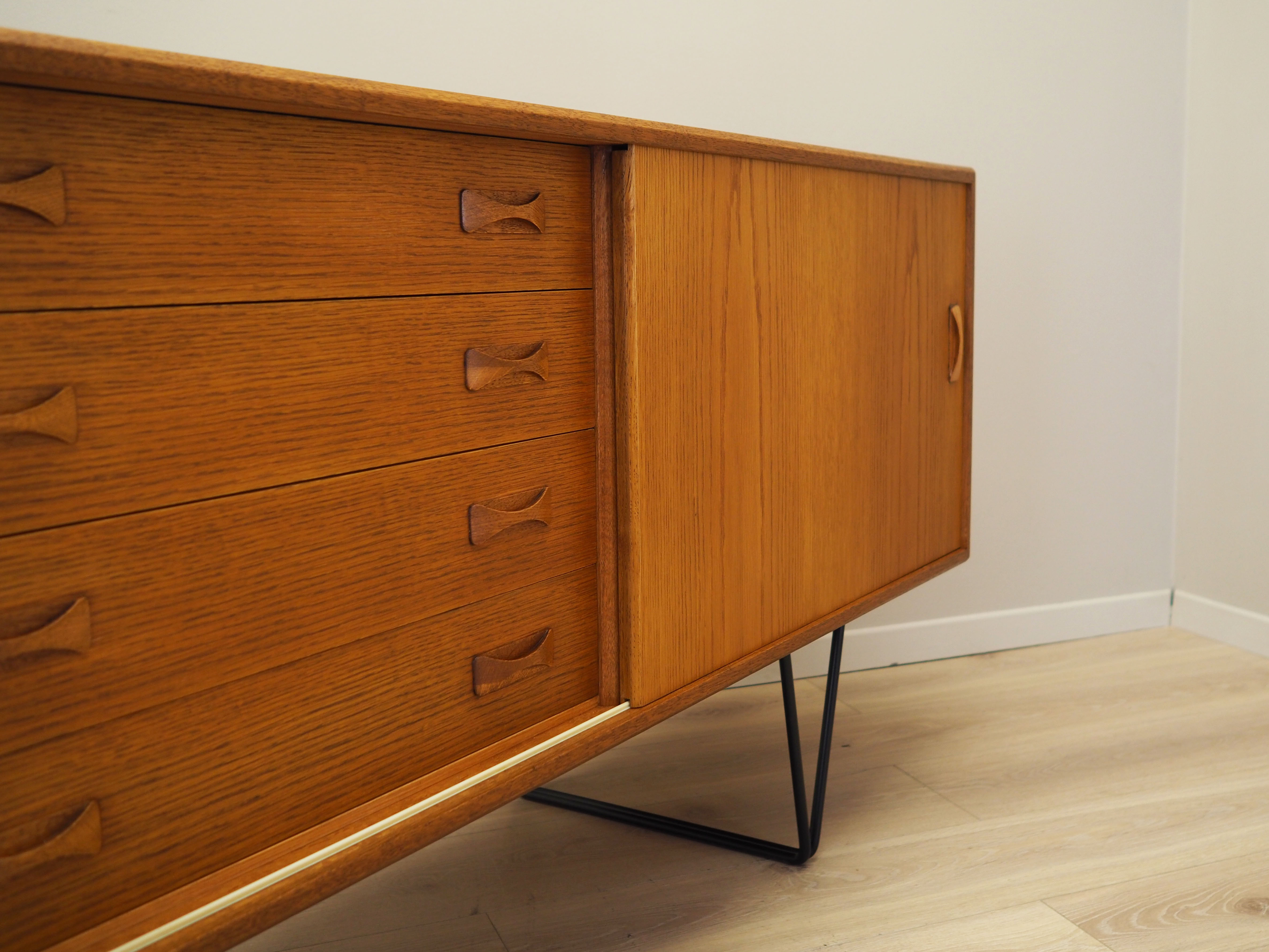 Oak sideboard, Danish design, 1960s, manufactured by Clausen & Søn