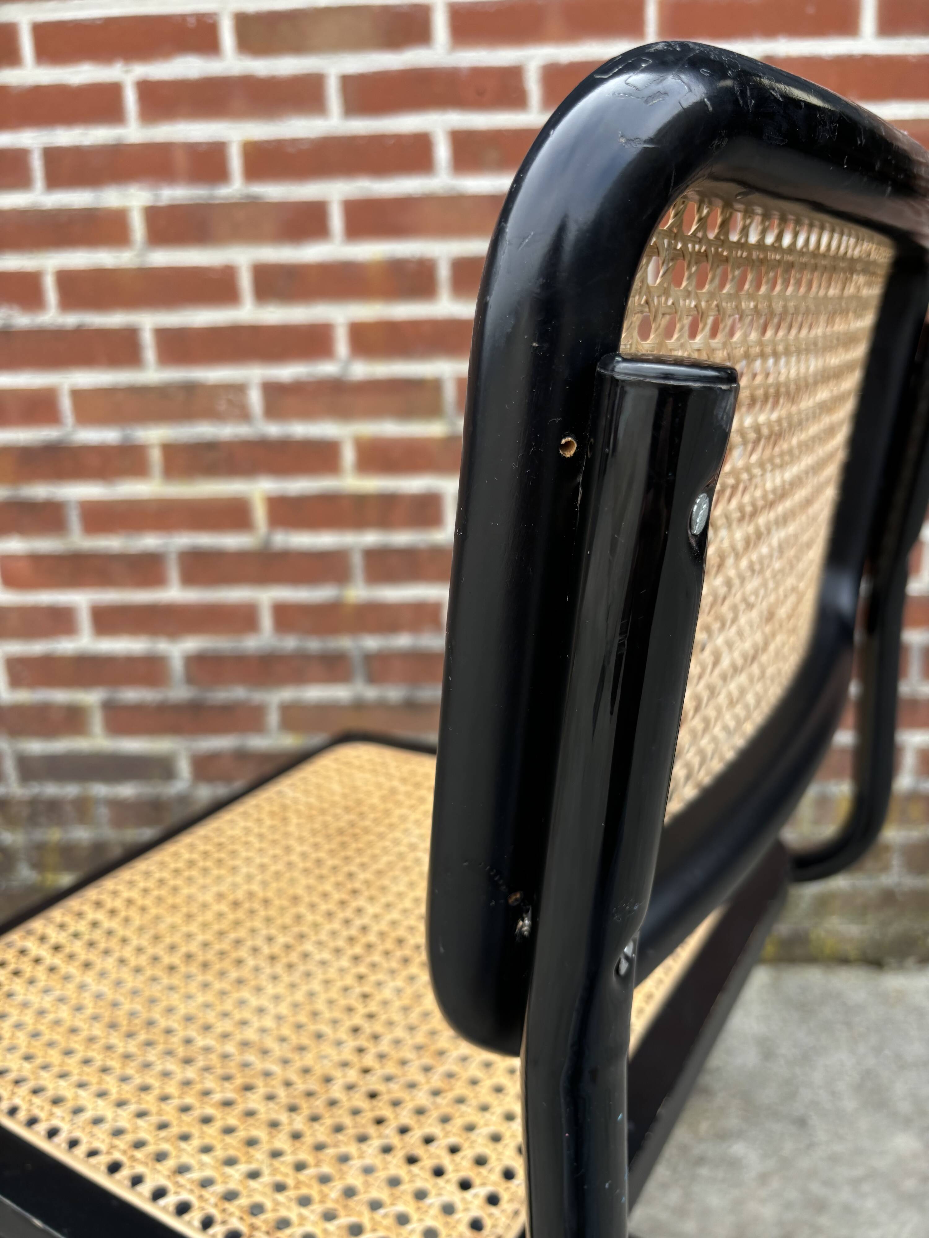 Vintage Cesca design chair b32 model in black